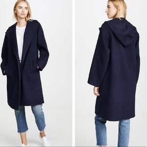 Vince Wool Jacket with Hood